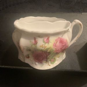 Antique Mustache Mug made in Bovary Rose pattern